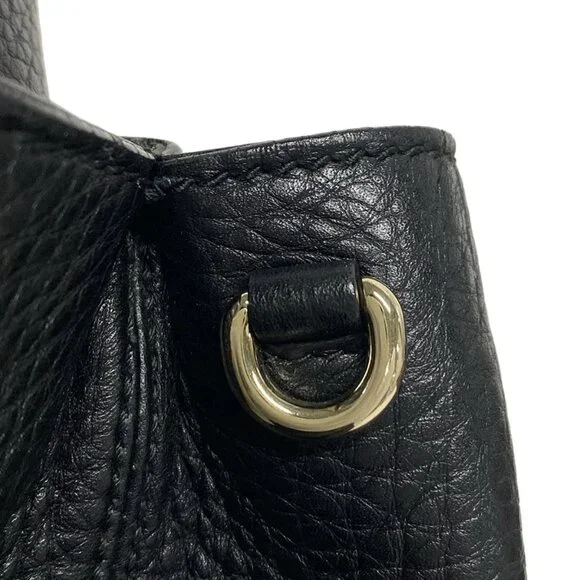 GUCCI Soho Black Leather Tote Bag 815-070325 - Picture 10 of 14